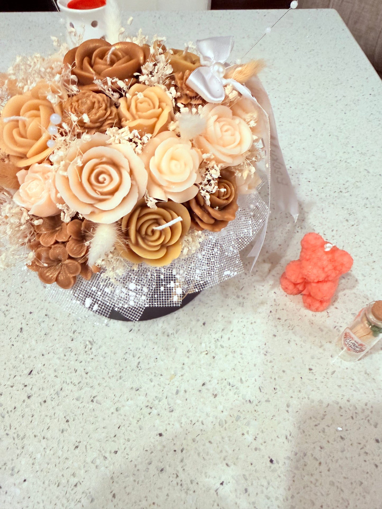 Birthday bouquet con lazo personalizado