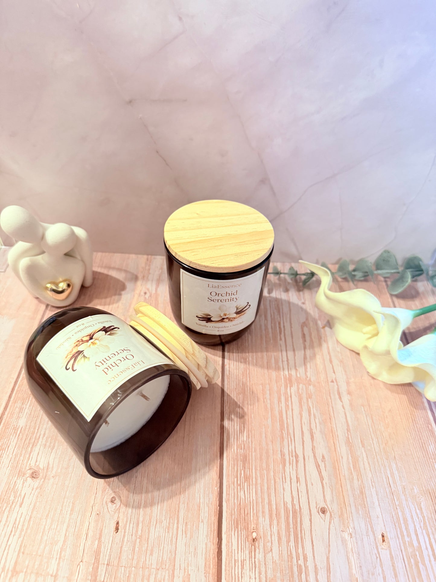 Vela aromática vainilla & orquídea