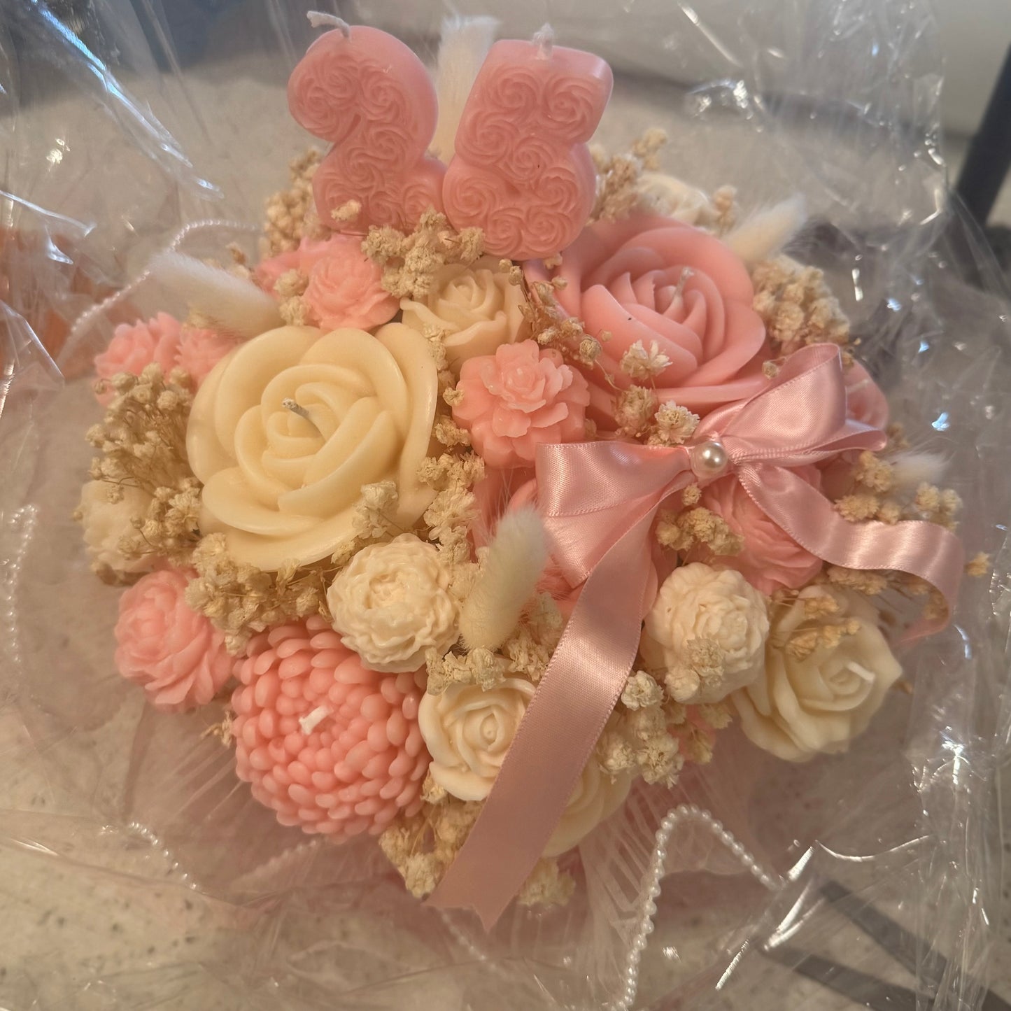 Birthday bouquet pink