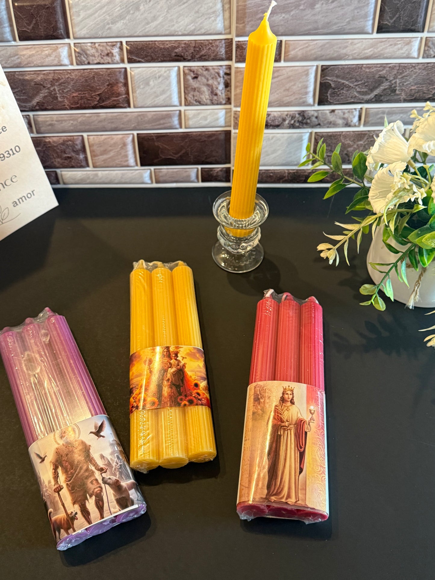 Velas con intención religiosa