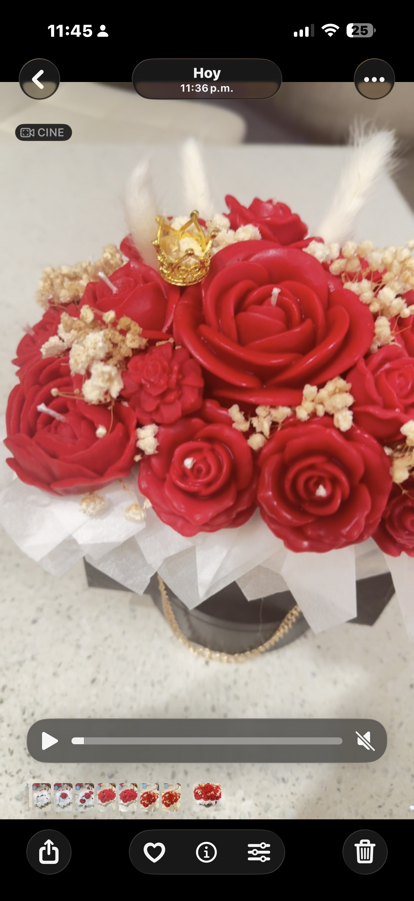 Bouquet rojo