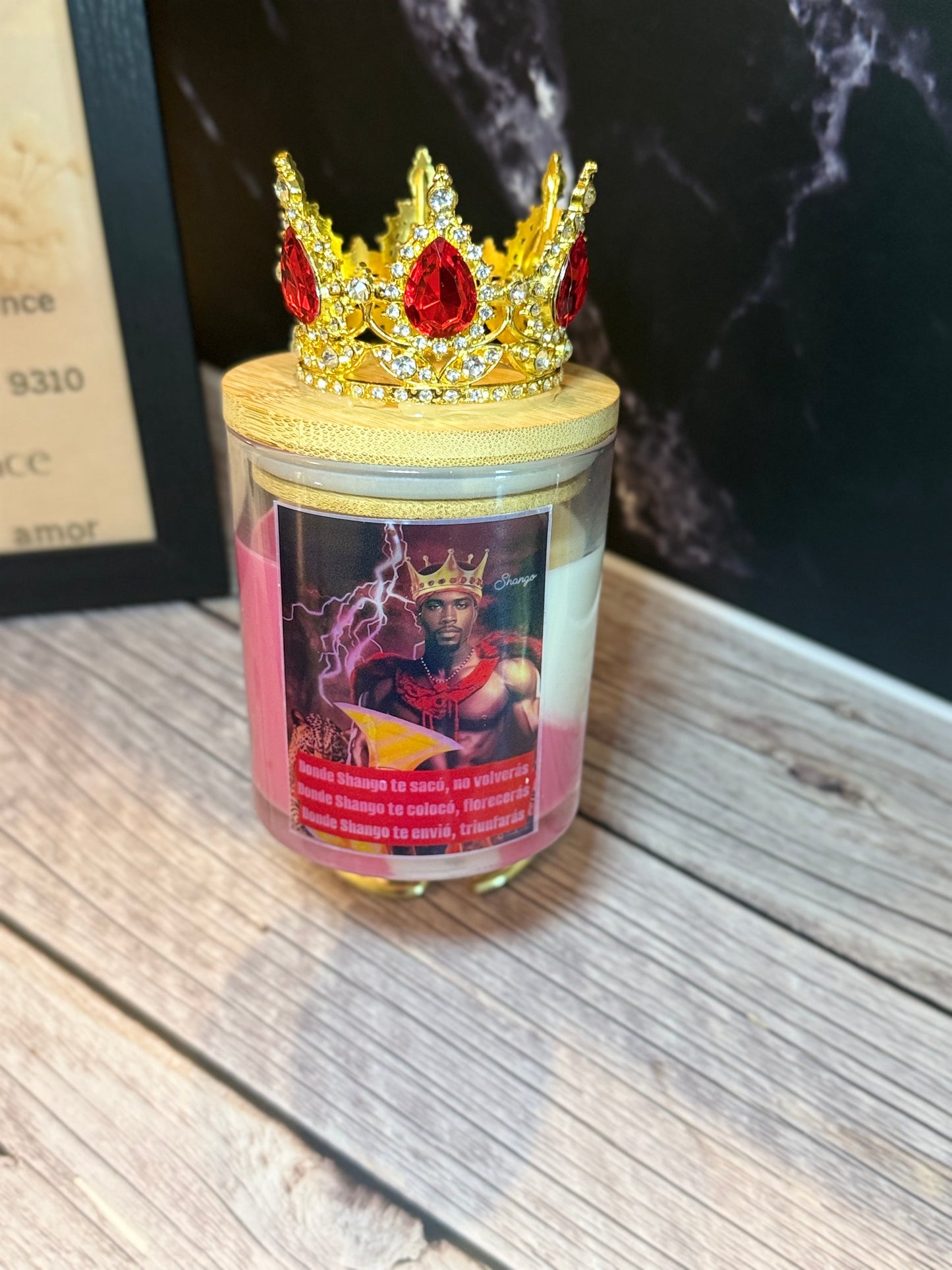 Vela aromática religiosa