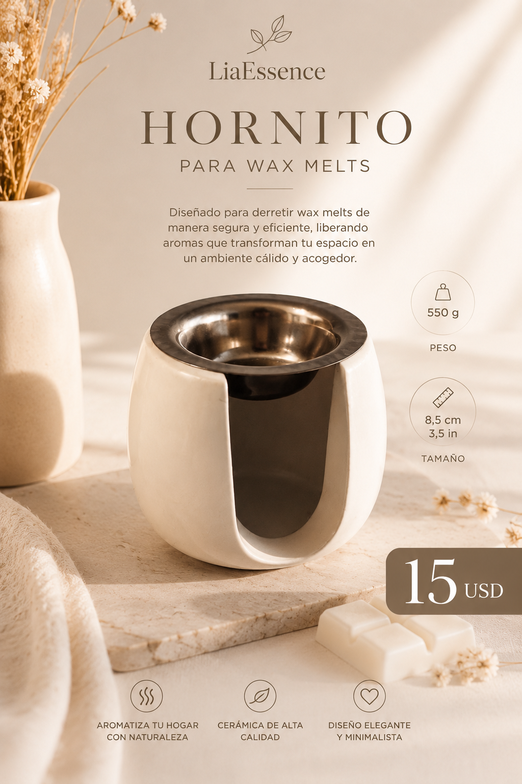 Hornito para wax melts