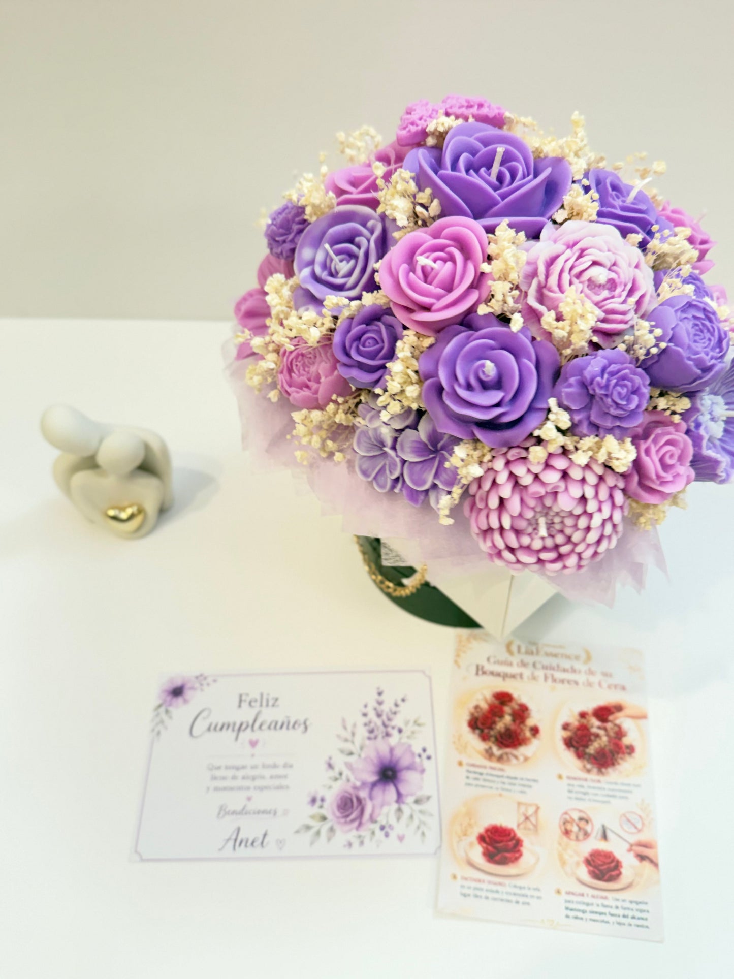 Bouquet tonos morados