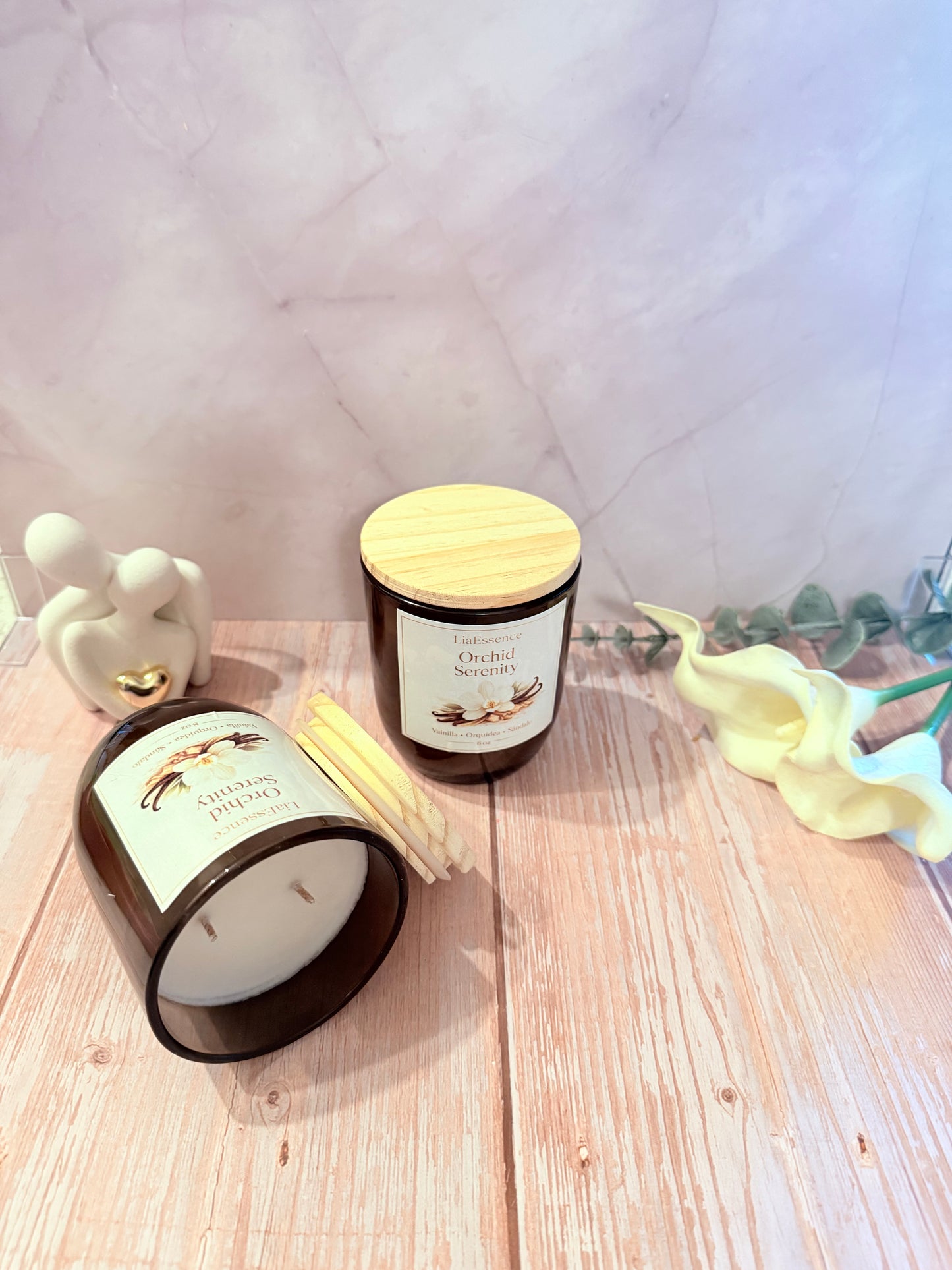 Vela aromática vainilla & orquídea