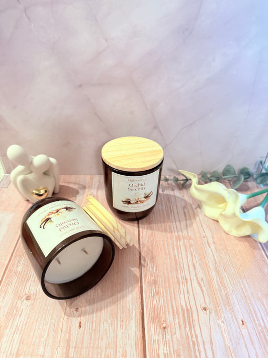 Vela aromática vainilla & orquídea