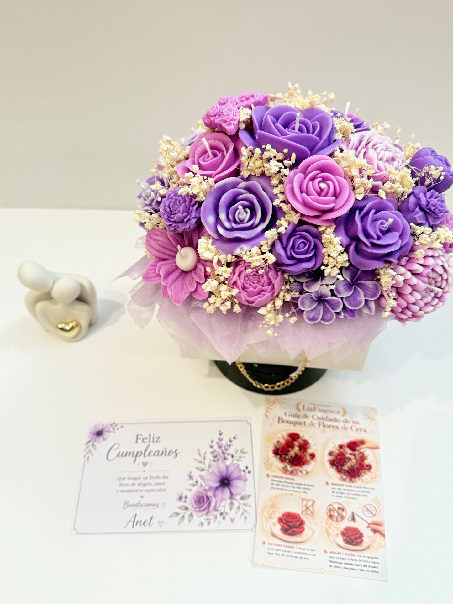 Bouquet tonos morados