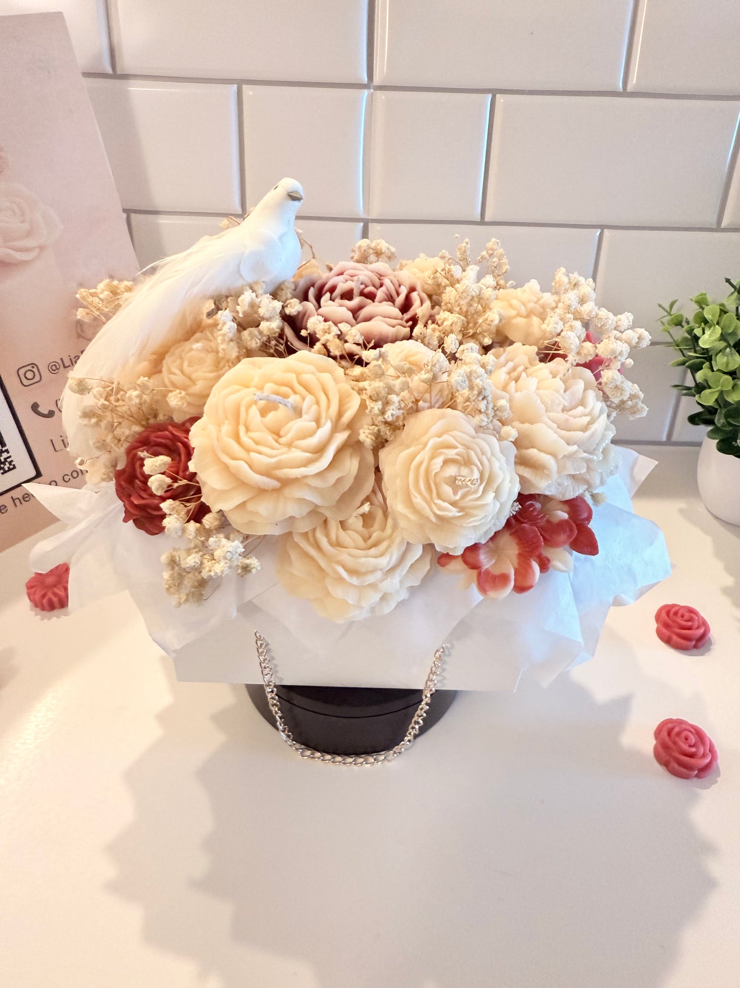 Bouquet con paloma
