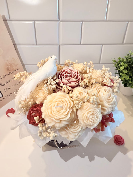 Bouquet con paloma