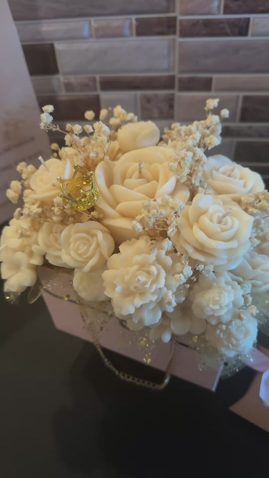 Bouquet rosas blancas